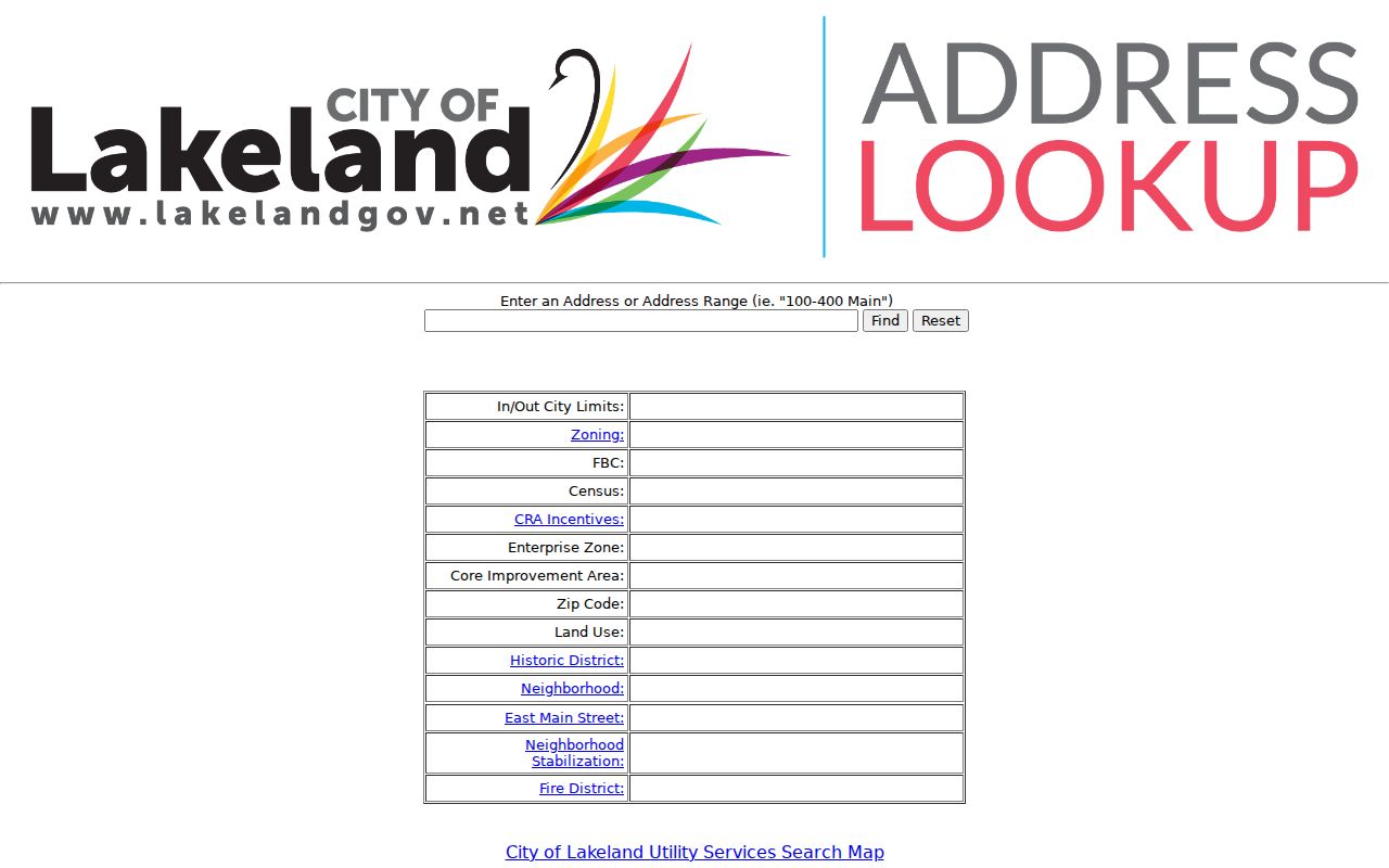 Lakeland residents directory address jurisdiction lookup