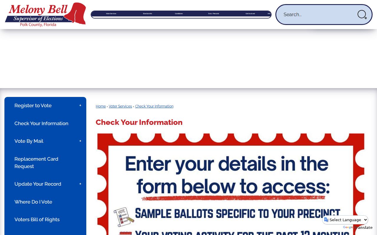 Lakeland residents directory Polk voter lookup