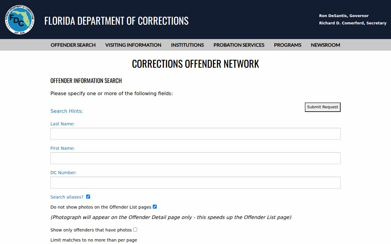 Lakeland neighbors Florida corrections offender search