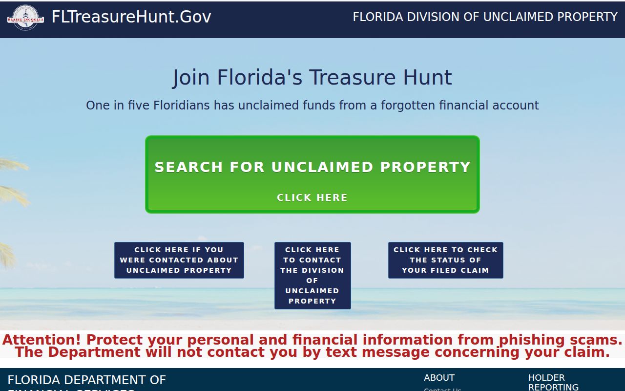 Lakeland resident lookup in Florida unclaimed property